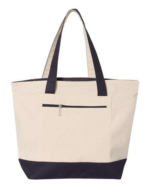Q-Tees 19L Zippered Tote Q1300