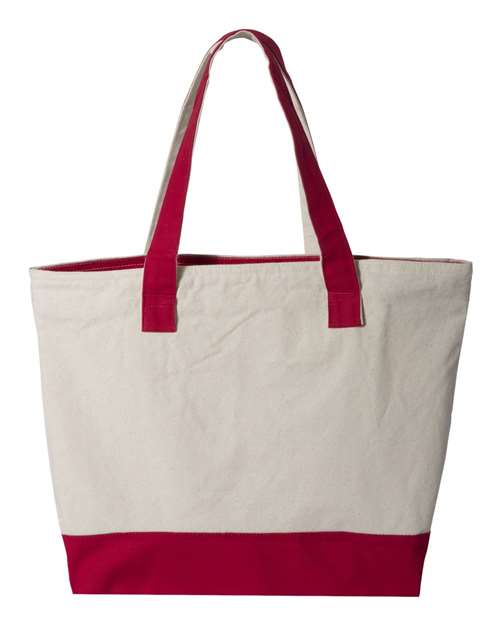 Q-Tees 19L Zippered Tote Q1300