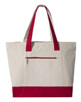 Q-Tees 19L Zippered Tote Q1300