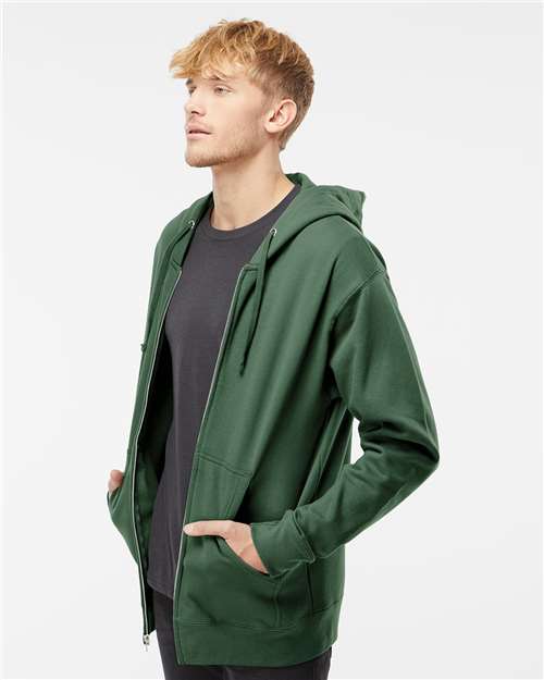 Independent Trading Co. Unisex Midweight Full-Zip Hooded Sweatshirt SS4500Z