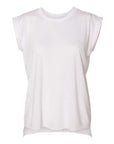 BELLA + CANVAS Women’s Flowy Rolled Cuffs Muscle Tee 8804