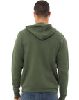 BELLA + CANVAS Unisex Sponge Fleece Full-Zip Hoodie Sweatshirt 3739