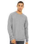 BELLA + CANVAS Unisex Sponge Fleece Raglan Crewneck Sweatshirt 3901
