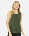 BELLA + CANVAS Women's Flowy Scoop Muscle Tank 8803