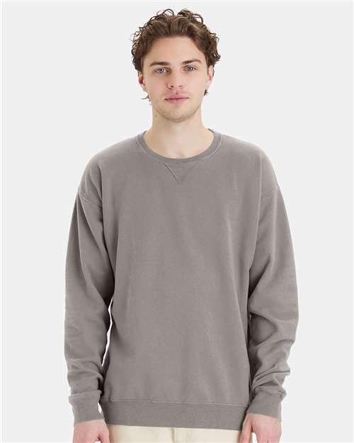 ComfortWash by Hanes Unisex Garment-Dyed Crewneck Sweatshirt GDH400