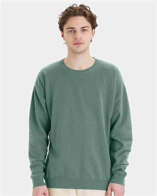 ComfortWash by Hanes Unisex Garment-Dyed Crewneck Sweatshirt GDH400