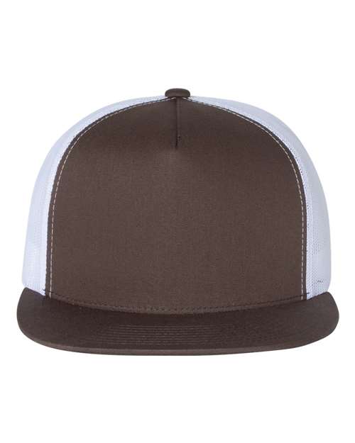 YP Classics Classic Five-Panel Trucker Cap 6006