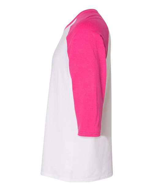 Gildan Unisex Heavy Cotton™ Raglan Three-Quarter Sleeve T-Shirt 5700