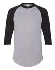 Augusta Sportswear Unisex Three-Quarter Raglan Sleeve Baseball Jersey T-Shirt 4420