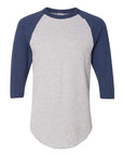 Augusta Sportswear Unisex Three-Quarter Raglan Sleeve Baseball Jersey T-Shirt 4420