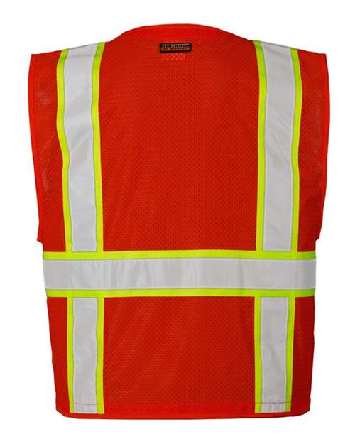 Kishigo Unisex EV Series® Enhanced Visibility Multi-Pocket Mesh Vest B100-111