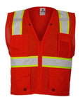 Kishigo Unisex EV Series® Enhanced Visibility Multi-Pocket Mesh Vest B100-111