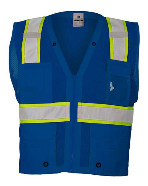 Kishigo Unisex EV Series® Enhanced Visibility Multi-Pocket Mesh Vest B100-111