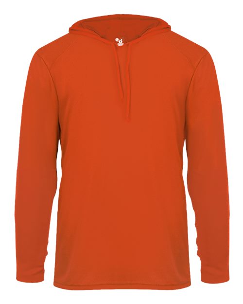 Badger Unisex B-Core Hooded Long Sleeve T-Shirt 4105