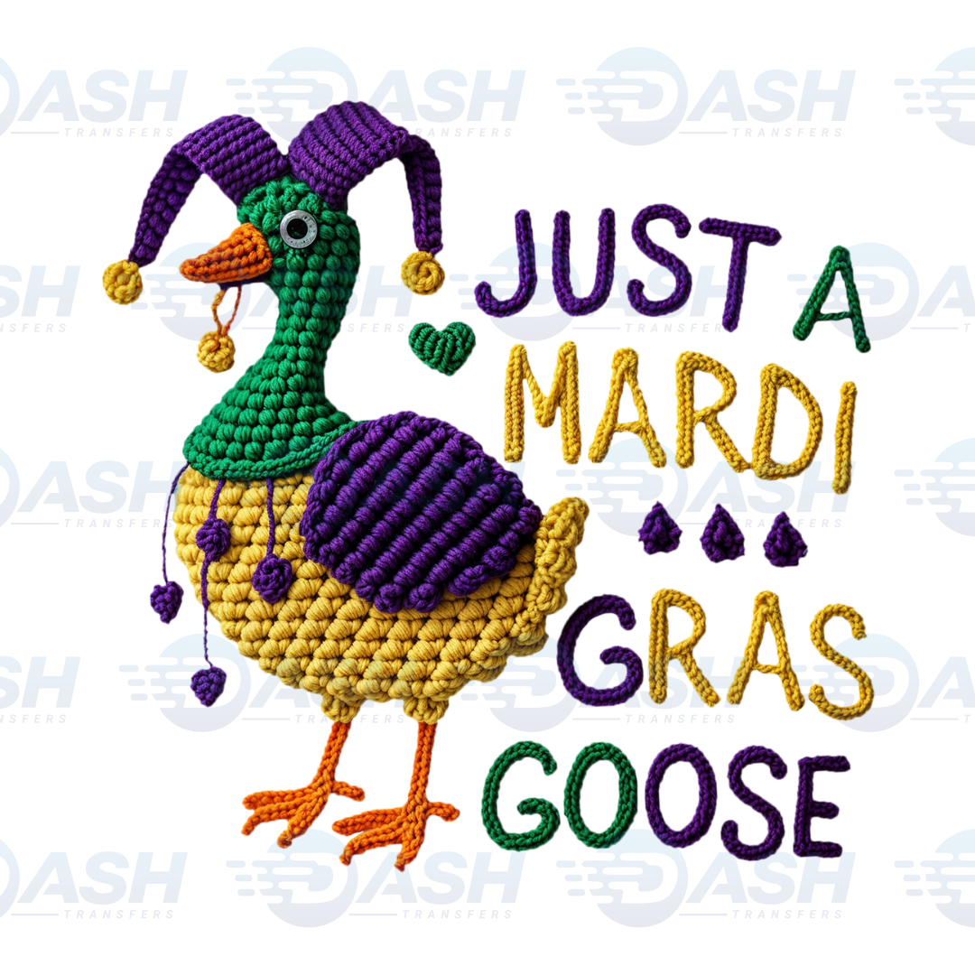 Just A Mardi Gras Goose