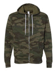 Independent Trading Co. Unisex Lightweight Full-Zip Hooded Sweatshirt AFX90UNZ