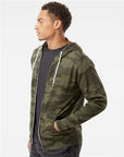 Independent Trading Co. Unisex Lightweight Full-Zip Hooded Sweatshirt AFX90UNZ