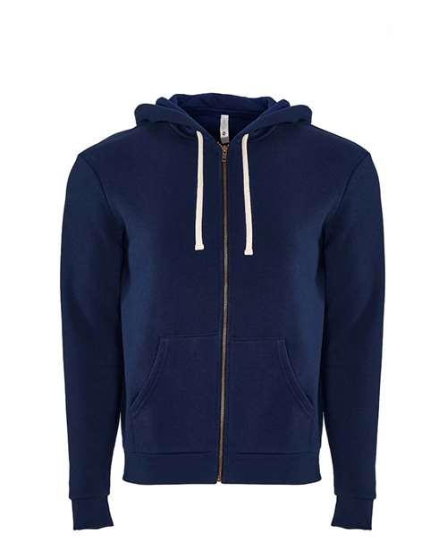 Next Level Unisex Santa Barbara Full-Zip Hoodie Sweatshirt 9602