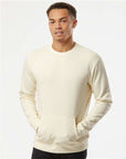 Next Level Unisex Santa Barbara Pocket Crewneck Sweatshirt 9001