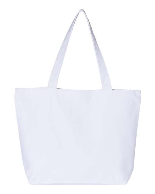 Q-Tees 25L Zippered Tote Q611