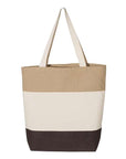 Q-Tees 11L Tri-Color Tote Q125900