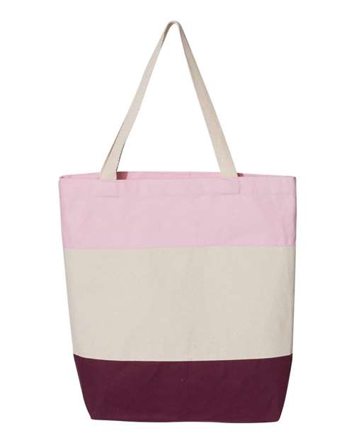 Q-Tees 11L Tri-Color Tote Q125900