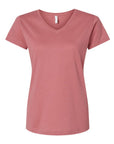 LAT Women's Fine Jersey V-Neck Tee 3507