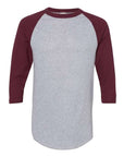 Augusta Sportswear Unisex Three-Quarter Raglan Sleeve Baseball Jersey T-Shirt 4420
