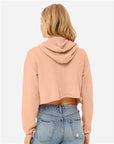 BELLA + CANVAS Women's Crop Fleece Hoodie Sweatshirt 7502