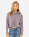BELLA + CANVAS Women's Crop Fleece Hoodie Sweatshirt 7502