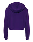 BELLA + CANVAS Women's Crop Fleece Hoodie Sweatshirt 7502