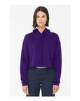 BELLA + CANVAS Women's Crop Fleece Hoodie Sweatshirt 7502