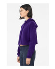 BELLA + CANVAS Women's Crop Fleece Hoodie Sweatshirt 7502