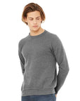 BELLA + CANVAS Unisex Sponge Fleece Raglan Crewneck Sweatshirt 3901