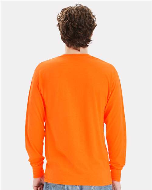 Hanes Unisex Workwear Long Sleeve Pocket T-Shirt W120