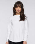 LAT Women's Fine Jersey Long Sleeve Tee 3508