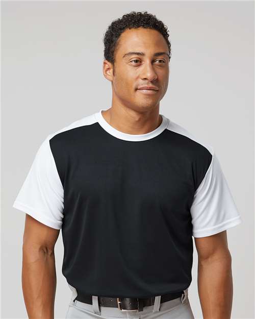 Alleson Athletic Men's Crewneck Pullover Baseball Jersey 532CJ
