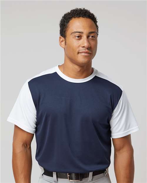 Alleson Athletic Men's Crewneck Pullover Baseball Jersey 532CJ