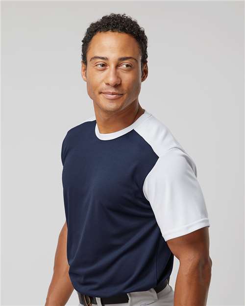 Alleson Athletic Men's Crewneck Pullover Baseball Jersey 532CJ