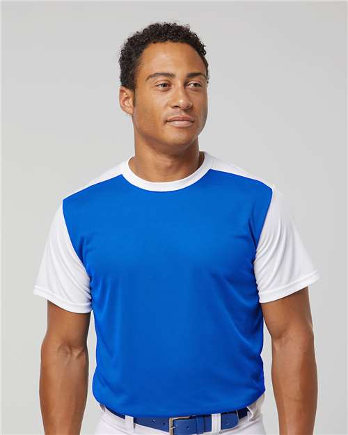 Alleson Athletic Men's Crewneck Pullover Baseball Jersey 532CJ