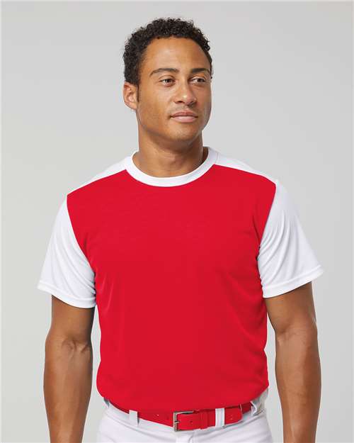 Alleson Athletic Men's Crewneck Pullover Baseball Jersey 532CJ
