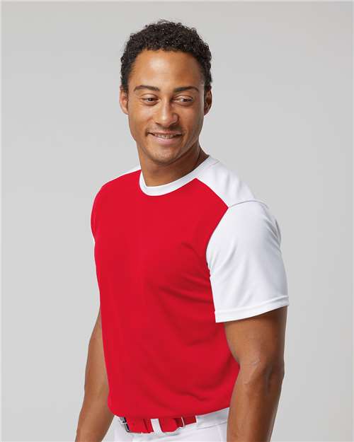 Alleson Athletic Men's Crewneck Pullover Baseball Jersey 532CJ