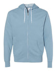 Independent Trading Co. Unisex Lightweight Full-Zip Hooded Sweatshirt AFX90UNZ