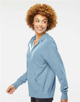 Independent Trading Co. Unisex Lightweight Full-Zip Hooded Sweatshirt AFX90UNZ