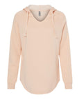 Independent Trading Co. Women’s Lightweight California Wave Wash Hooded Sweatshirt PRM2500