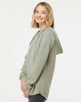 Independent Trading Co. Women’s Lightweight California Wave Wash Hooded Sweatshirt PRM2500