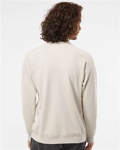 Independent Trading Co. Unisex Special Blend Raglan Crewneck Sweatshirt PRM30SBC