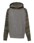 Independent Trading Co. Youth Lightweight Special Blend Raglan Hooded Sweatshirt PRM15YSB