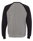 Independent Trading Co. Unisex Special Blend Raglan Crewneck Sweatshirt PRM30SBC