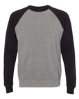 Independent Trading Co. Unisex Special Blend Raglan Crewneck Sweatshirt PRM30SBC